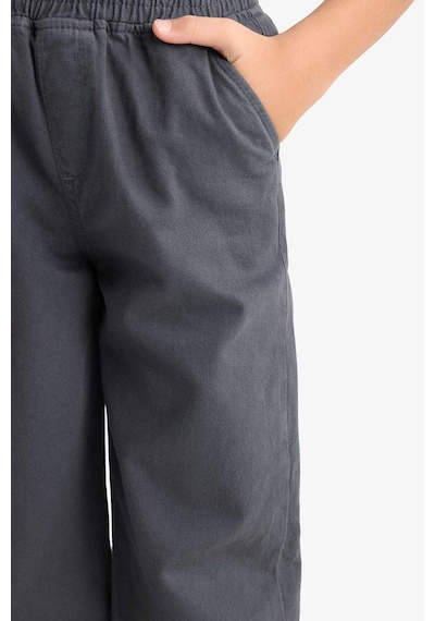 Defacto Erkek Çocuk Beli Lastikli Gabardin Pantolon G3642a825auar104 Antrasit