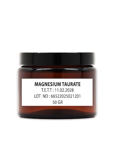 Magnesium Taurate %100 Saf Hammadde Toz 50 Gr Aromasız