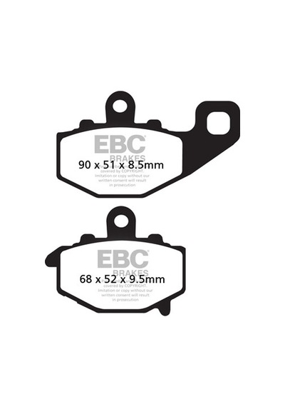Ebc Fa192 Kawasakı Versys 650 2011 Ebc Arka Balatası Fa192