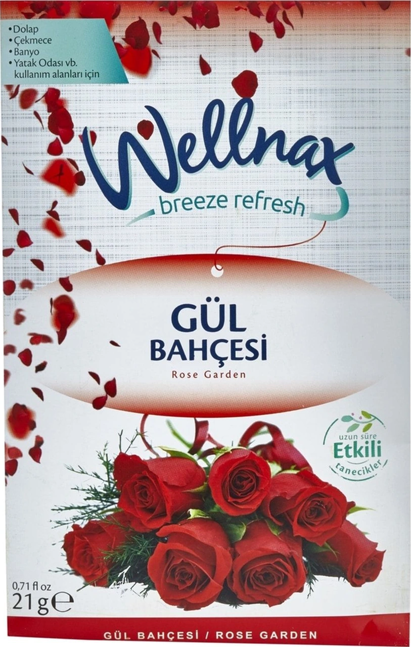 Wellnax Askılı Dolap Ve Çekmece Kokusu Gül Bahçesi 4 Adet 19755514