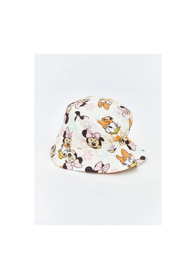 Lc Waikiki Ekru Minnie Mouse Baskılı Kız Bebek Bucket Şapka Ekru - 874580410 Ekru