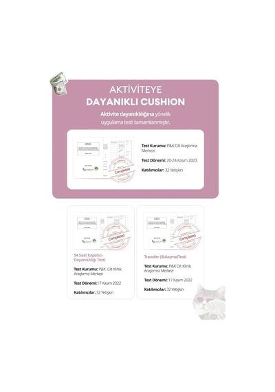 Özel Tasarım Kalıcı, Mat Cushion Kill Cover Skin Fixer Cushion+ Refill 23nginger Luxury Koshort