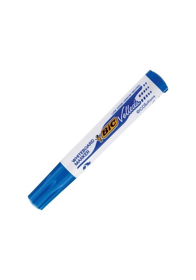 Bic Velleda 1701 Eco Tahta Kalemi Yuvarlak Uç Mavi