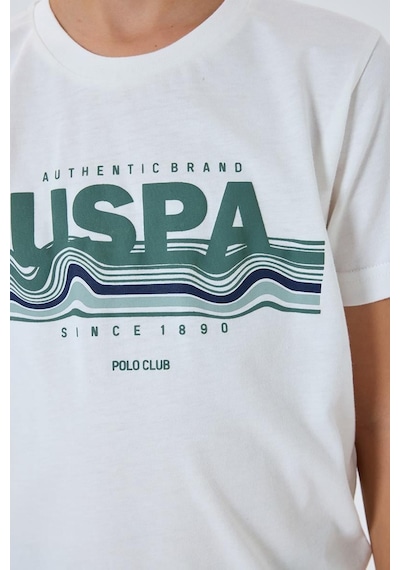 U.S. Polo Assn. Erkek Çocuk Kısa Kollu Pijama Takım Bej-2311 Bej