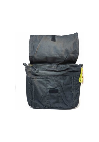 Old Cotton Cargo Mulater Bag Oil Postacı Çantası Siyah