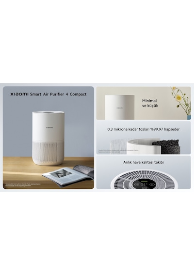 Xiaomi Mi Air Purifier 4 Compact Hava Temizleyici