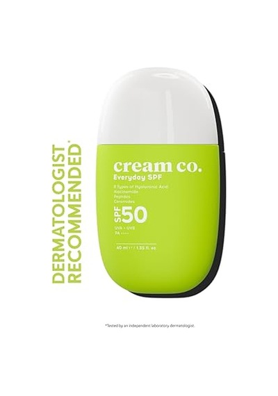 Ayrex Cream Co. Spf50 Güneş Koruyucu Krem, Leke Karşıtı Nemlendirici Aydınlatıcı, 40 Ml, Güneş Serumu