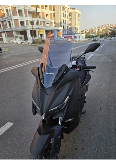 Motocam Yamaha Xmax Ön Cam 2018-2022 Model 65cm Füme Renkli 4mm