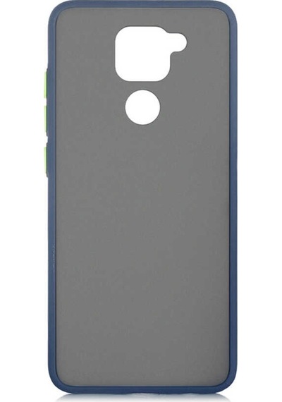 Xiaomi Redmi Note 9 Kılıf Zore Fri Mat Yüzey Renkli Kenar Kılıf