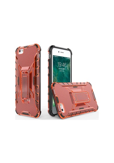 Apple Uyumlu iPhone 6 Kılıf Zore Klik Silikon Kırmızı