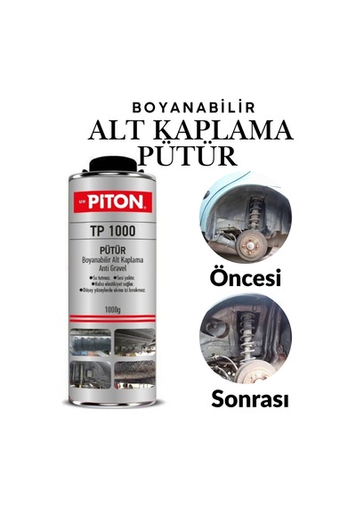Pütür 1000 Gram 1 Kg Araç Araba Çamurluk Taş Darbe Koruma Su Tutmaz Ses Yalıtım Boyanabilir Kaplama. Siyah Siyah Pütür 1000 Gram 1 Kg Araç Araba Çamurluk Taş Darbe Koruma Su Tutmaz Ses Yalıtım Boyanabilir Kaplama. Siyah Siyah