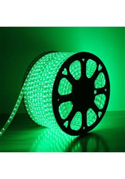 Cata CT 4552 220V 3 Çip Dış Mekan Hortum Şerit Led Yeşil 25 MT