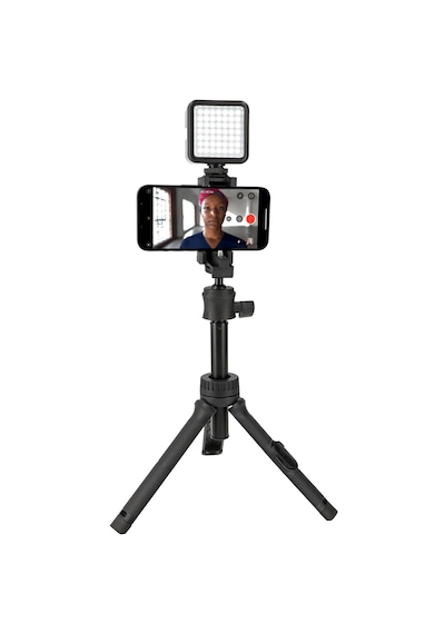 Ayex F3 Mini Tripod & Selfie Çubuğu Bluetooth Kumandalı, 75 Cm Uzayabilir, 2.5 Kg Taşıma Kapasiteli -