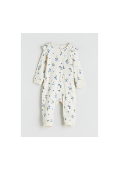 Alıta Cıty Farkıyla Lcw Baby Ekru Baskılı Kız Bebek Tulum - 940159388