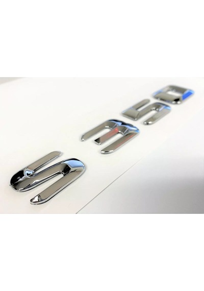 S 350 Krom Bagaj Yazısı Üçgen Tip 3m 3d Abs
