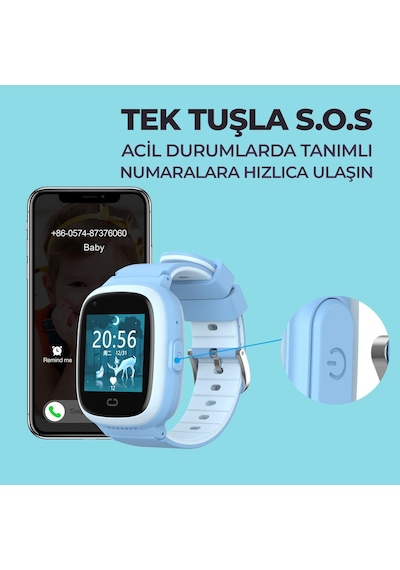 Havit KW11 4G Sim Kartlı Görüntülü Görüşmeli Akıllı Çocuk Saati (İthalatçı Garantili)