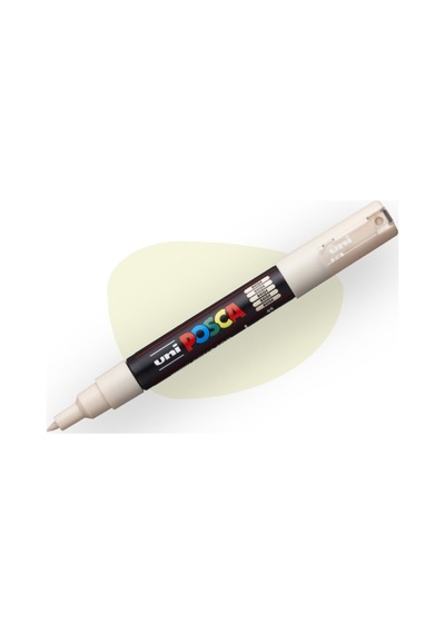 Uni-ball Posca 0.7 Su Bazlı Boyama Markörü Bej N Pc-1m