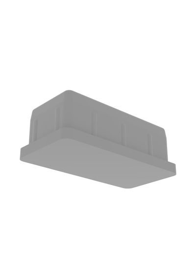 Cateksss 30x60 Mm Düz İç Profil Tapası Ral7035 - 42 Li Paket Gri