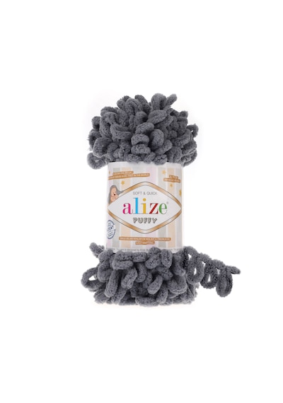Alize 5 Adet Puffy El Örgü Ipliği 5'li Paket - 100 Gr. 9 Mt. Parmak Örgü Ipi - Şevval Tuhafiye 87