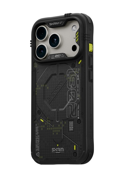 Apple Uyumlu iPhone 18 Pro Uyumlu Kılıf M-safe Şarj Özellikli Airbag Tasarımlı Skinarma Vigor Xe Kapak Gri