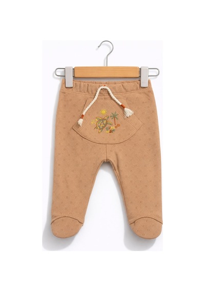 For My Baby Beli Lastikli Patikli Bebek Tek Alt Bej