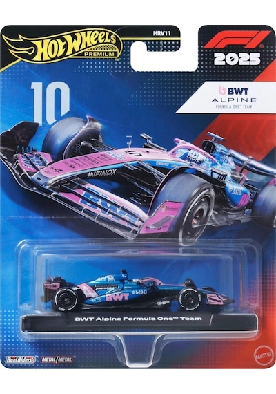 Hot Wheels Premium Formula 1 Yarış Arabası Alpine Gasly - Hrv11-jkd82 Çok Renkli