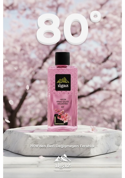Ilgaz Elegance Series Japon Kiraz Çiçeği Kolonyası 400 ML