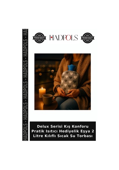 Delux Serisi Kış Konforu Pratik Isıtıcı Hediyelik Eşya 2 Litre Kılıflı Sıcak Su Torbası Diğer