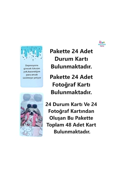Modun Ne - Eğlenceli Arkadaş Aile Kutu Oyunu My Mood Moodun Ne Meme Mim Kartları 48 Kart