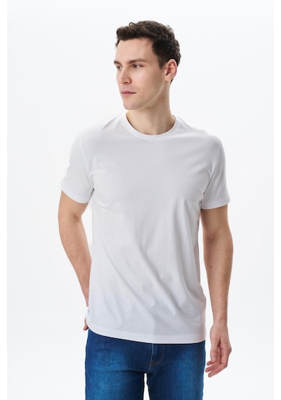 AR-MA Arma Erkek Regular Fit Basic Süprem Bisiklet Yaka Tişört Y29344453002 Beyaz