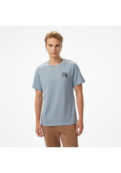 Converse Skeleton Party Erkek Mavi T-shirt10027726
