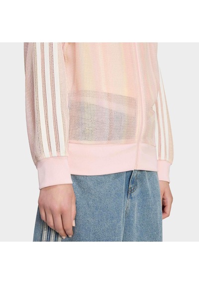 Adidas Originals Summer Glow Knitted Firebird Kadın Pembe Ceket Ky2031