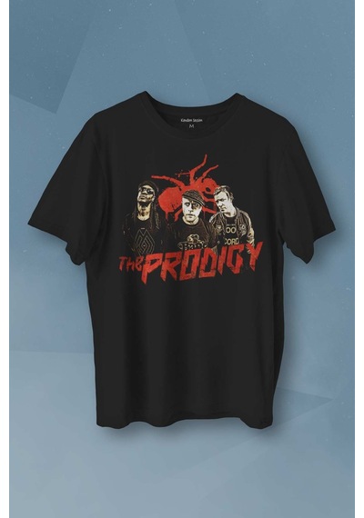 The Prodigy Flint Müzik Karınca Music Electronic Dance Logo Baskılı Tişört Unisex T-shirt 001
