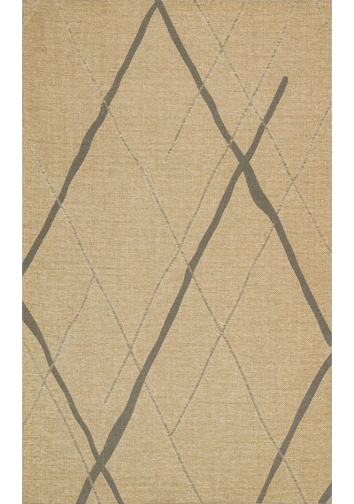 Brooklyn Brk 05 Natural Grey Hasır Görünümlü Kaymaz Renkli Dokuma Modern Kilim