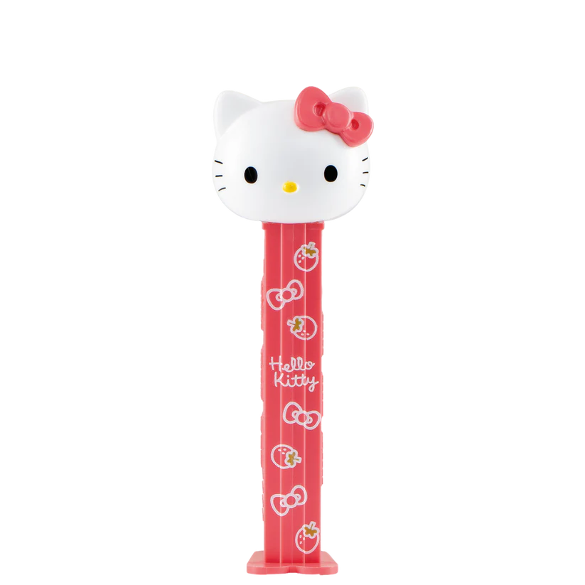 Pez Dispenser Hello Kitty Çilekli Şekerleme Makinesi Meyve Aromalı Şekerleme Makinesi Ve Şekerleme Yedekleri