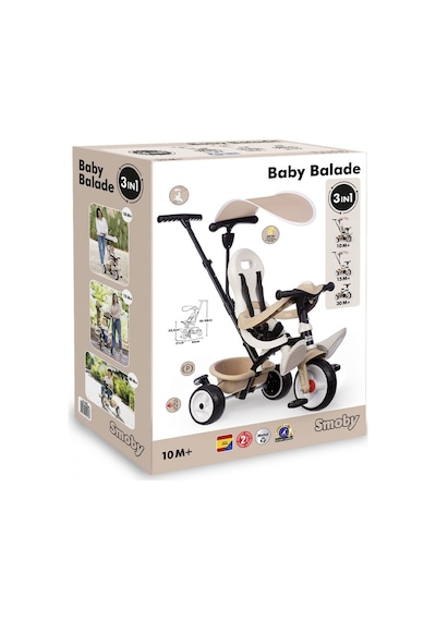 Simba Baby Balade 3 Tekerlekli Bisiklet Bej 7600741403