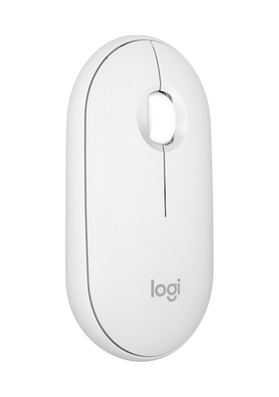 Logitech M350s Pebble 2 Bluetooth Kablosuz Sessiz Kompakt Mouse - Beyaz M350S