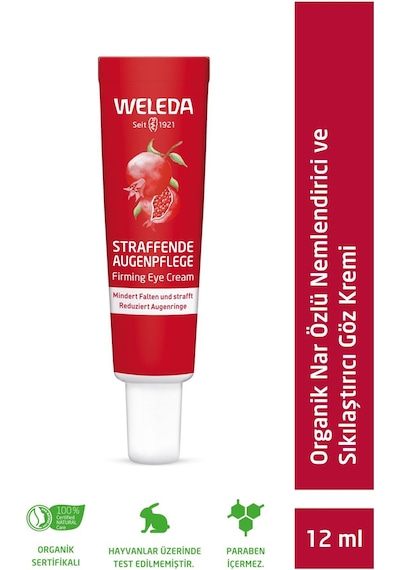 Weleda Pomegranate & Maca Peptides Organik Nar Özlü Nemlendirici ve Sıkılaştırıcı Göz Kremi 12ml
