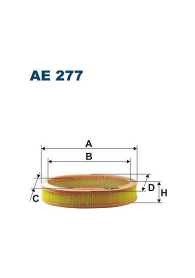 Fıltron Ae277 Hava Fıltresı R11 1,7 Gtx 75hp 10 / 84 07 / 89