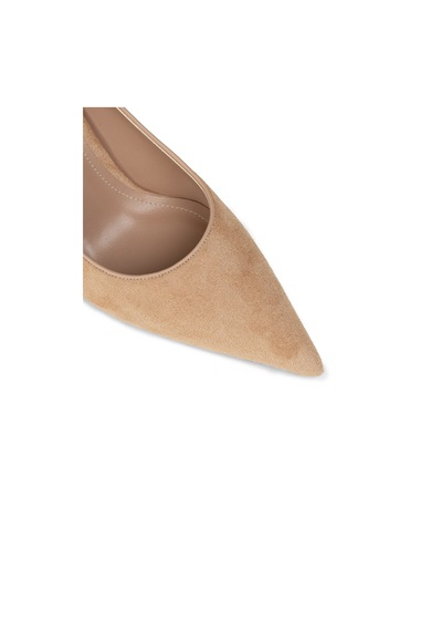 Deery Kadın Süet Bej Sivri Burun Stiletto - V4045zbejm01 Bej