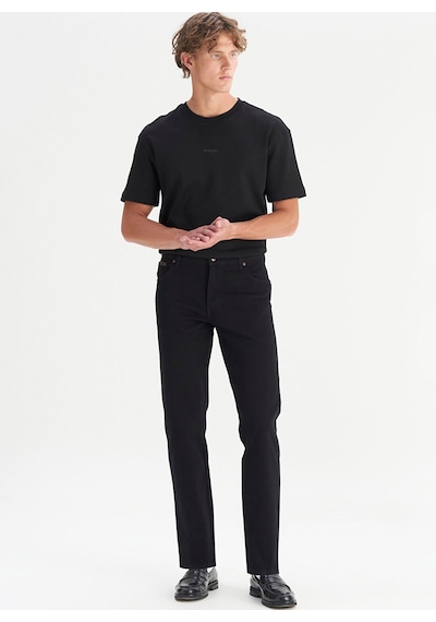 Erkek Straight Denim Pantolon Wrangler Mw12109004 Siyah