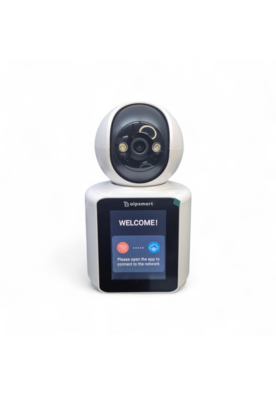 Alpsmart As670 Akıllı Wifi Güvenlik Kamerası Kendinden Ekranlı...