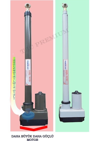 18Inçh Çanak Hareket Kolu Motor-Tzc Premium Jack Harl-3618