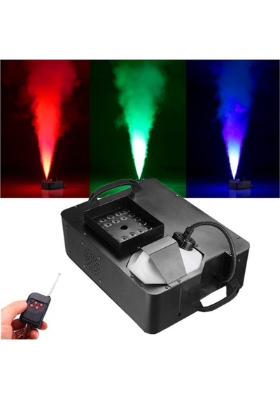 Quenlite Volcano-2500LK 2500 W LED Işıklı Uzaktan Kumandalı DMX Likitli Sis Makinesi 5 L