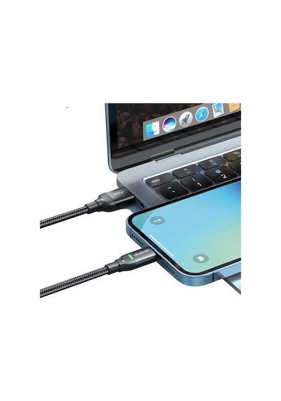 Mcdodo CA-2700 Apple iPhone Uyumlu Usb Şarj Data Kablo 1.2m Siyah