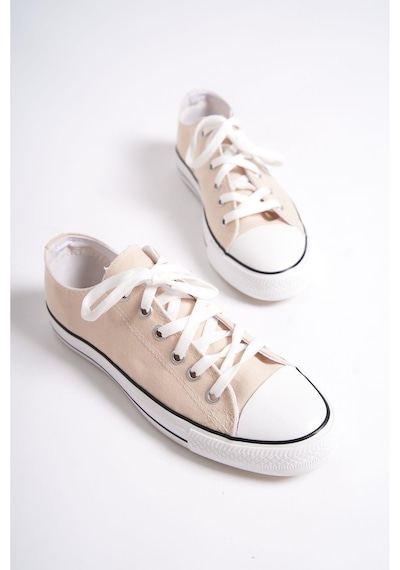 Mubiano Mbcvs200bj Düz Taban Bağcıklı Erkek Bej Bez Spor Ayakkabı & Sneaker Bej