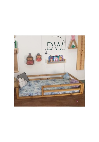 Unisex Montessori Bebek Ve Çocuk Karyolası Doğal Ahşap Yatak Bej Unisex Montessori Bebek Ve Çocuk Karyolası Doğal Ahşap Yatak Bej