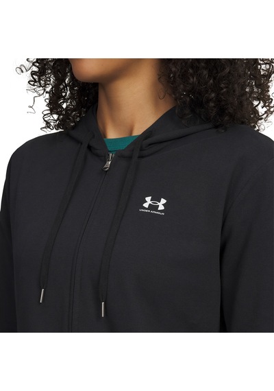 Under Armour Sport Terry Kadın Siyah Kapüşonlu Ceket