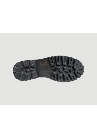 Albini 26102209 Kadın Deri Loafer Ayakkabı Siyah Çok Renkli