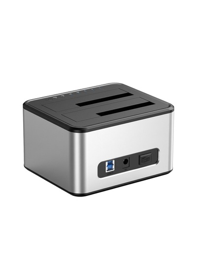Juo Jhd32 Usb 3.0 Çift Yuvalı 2.5" Ve 3.5" İnç Sata Hdd Ssd Offline Clone Docking Station Klon Fonksiyonlu Disk İstasyonu